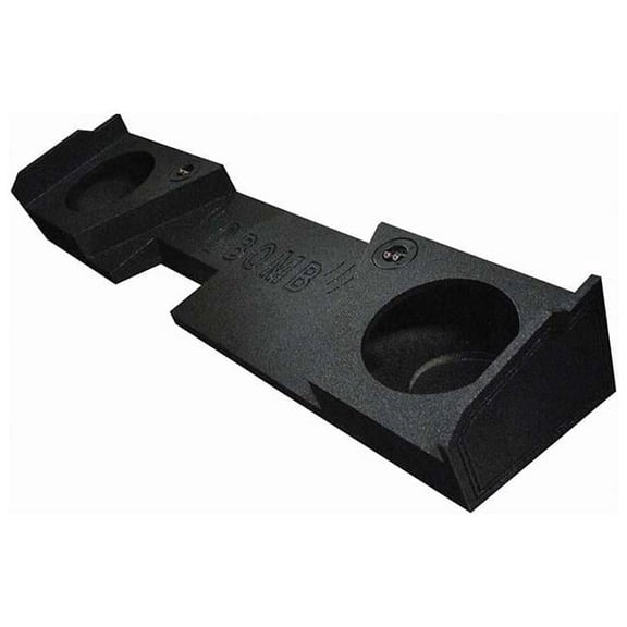 QPower Dual 12" Sub Box for Chevy Silverado Double Cab & GMC Sierra Double Cab 2014-2018