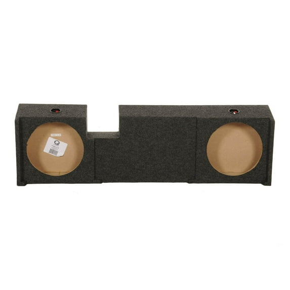 Q Power 2000-2003 F150 X Cab 12" Sealed Downfiring Dual Subwoofer Box Enclosure