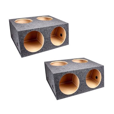 Rockville RQS12-4 12" Quad-Port Sealed Subwoofer Enclosure - 1 MDF