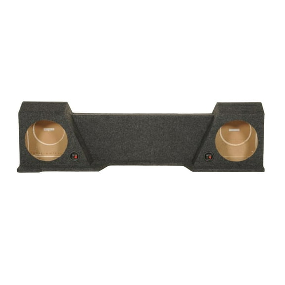 Q Power Dual 10 Inch Subwoofer Box for Chevy Silverado GMC Sierra Extended Cab