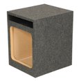 thumbnail image 1 of Q Power HD112 12" Single Heavy Duty Vented Square Subwoofer Sub Enclosure Box, 1 of 5