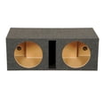 thumbnail image 1 of Q Power 2 Hole 12-Inch Vented Heavy Duty Subwoofer Enclosure, Charcoal Grey, 1 of 2