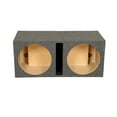 thumbnail image 1 of Q Power 2 Hole 15-Inch Vented Heavy Duty Subwoofer Enclosure, Charcoal Grey, 1 of 2