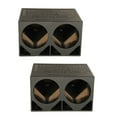 thumbnail image 1 of Q Power QBOMB12TB Dual 12-Inch Triangle Ported Subwoofer Box Enclosure (2 Pack), 1 of 3