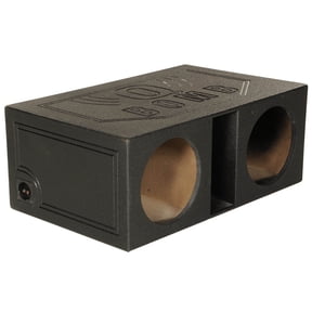 QPower QBOMB12VL 12 Inch Dual Vented Ported Car Subwoofer Sub Box Enclosure