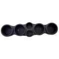 thumbnail image 1 of Q Power Sprayed Pod Quad 6.5" Speaker Box, 4-Hole Sealed Enclosure w/ 2 Tweeters, 1 of 1