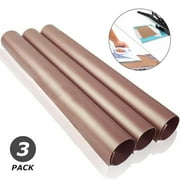 Q&Q BASICS 16 x 20 PTFE Teflon Sheet for Heat Press, Heat Transfer Paper Washable Non-Stick Reusable Oven Liners 3 Pack