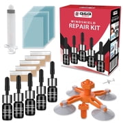 Q&Q BASICS  Windshield Chip Repair Kit   5pc Auto Glass Repair Tools for Small Chips, Bullseye & Minor Surface Cracks on Front Windshield