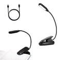 thumbnail image 1 of Q&Q BASICS LED Reading Book Light With Flexible Clip USB Rechargeable Lamps For Reader Work, 1 of 9