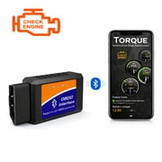 Q&Q BASICS OBD2 Scanner Bluetooth, Auto Fault Code Reader Tool, Bluetooth OBD2 Scanner, Blue Driver OBD2 Scanner for Car Diagnostic Interface
