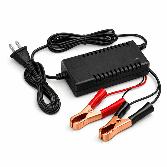 Q&Q BASICS Portable 12V Auto Car Battery Charger Trickle Maintainer Boat Motorcycle