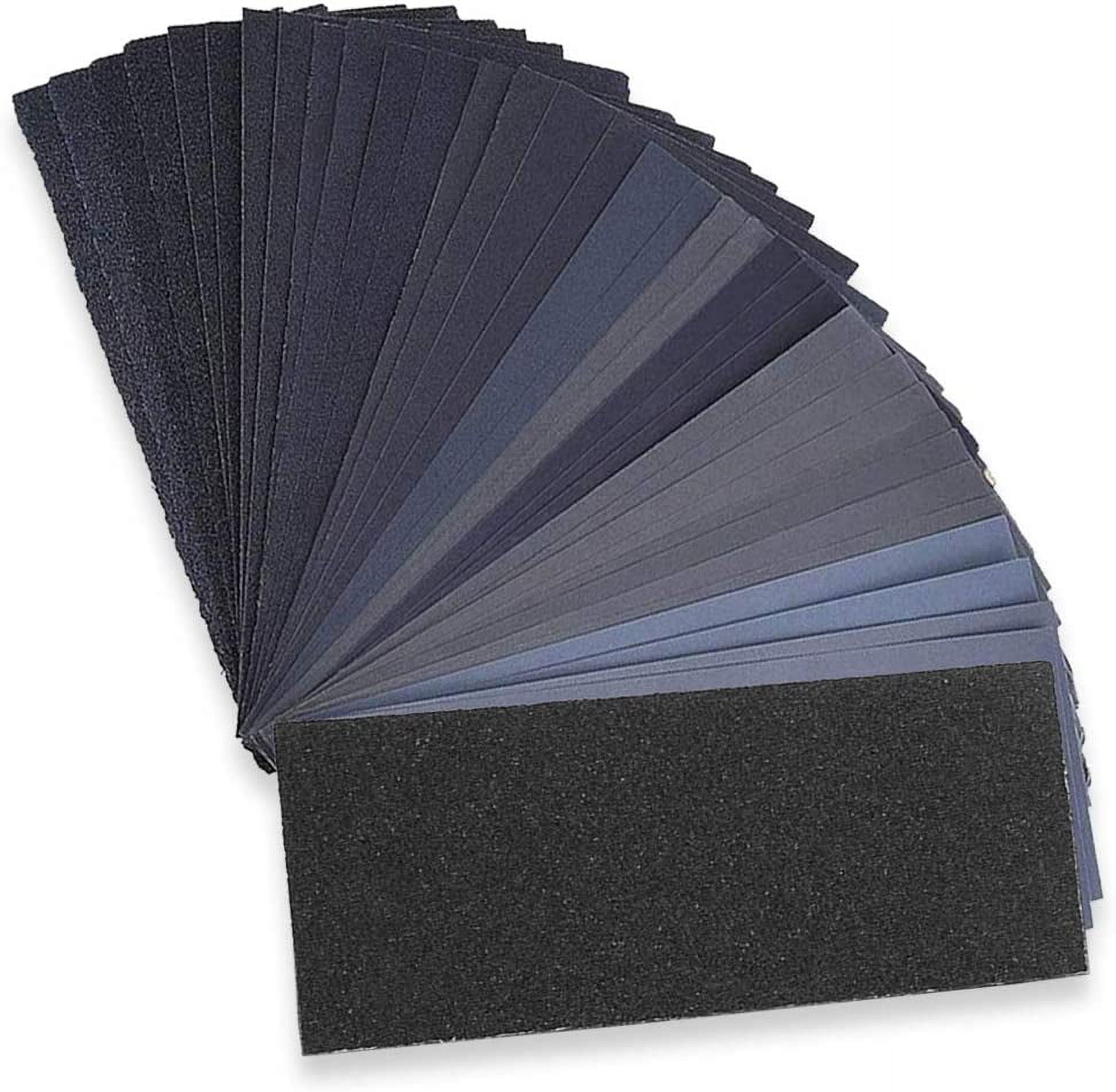 Q&Q BASICS Sandpaper Sand Paper Sanding Sheets Assorted Grit Wet Dry