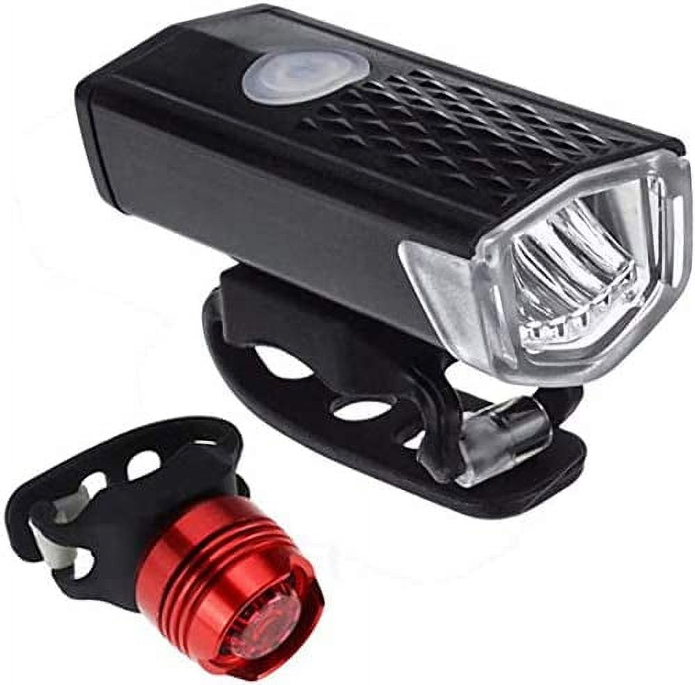 Q&Q BASICS USB Rechargeable LED Bicycle Headlight Bike Head Light Front