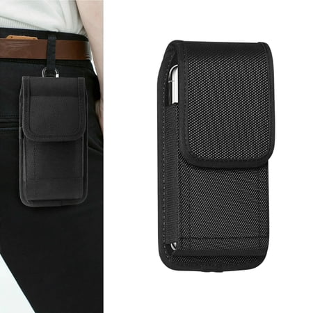 Q&Q BASICS Universal Phone Holster - Versatile Vertical Cell Phone Holsters, Secure Phone Belt Holder, Robust Cell Phone Cases for Easy Access & Safety