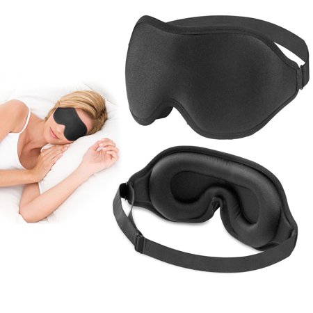 Q&Q ESSENTIALS Eye Mask for Sleeping 3D Sleep Mask for Men & Women Travel Accessories