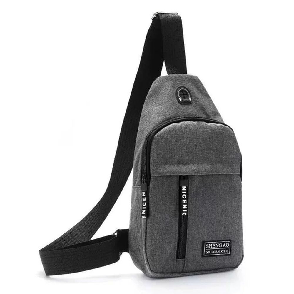 Q&Q ESSENTIALS Men Sling Backpack Tactical Shoulder Bag Sport Sling Bag