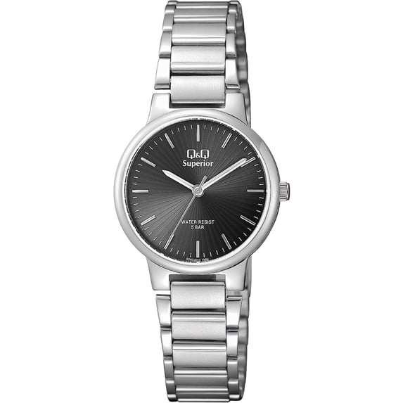 Q&Q Women's Quartz Stainless Steel Strap, 5 Casual Watch (Model: S283J212Y)
