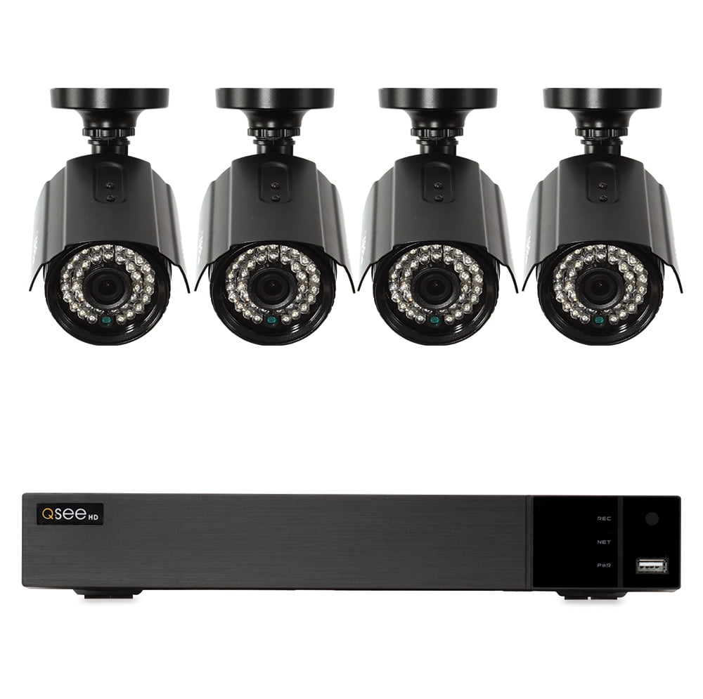 Q-See 4 Channel Security System AHD with 4x1080p Cameras Q-See 4 Channel Security System AHD with 4x1080p Cameras