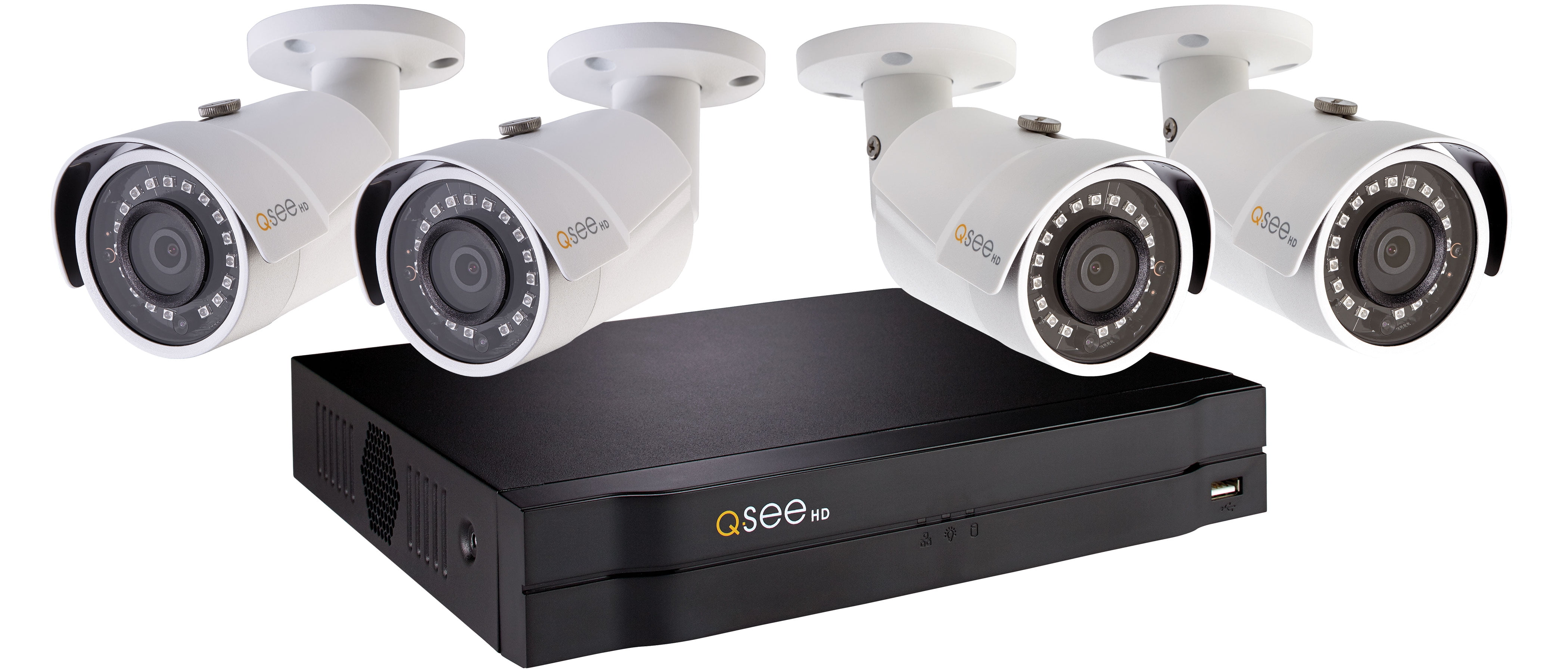 希少稀な Camera Security NVR 1080P 4Ch Q-See System HD 1080P 4 with 防犯カメラ