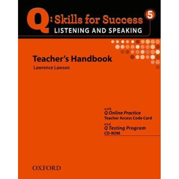 Pre-Owned Q Skills for Success: Listening and Speaking 5 Teachers Book (Paperback) 9780194756198
