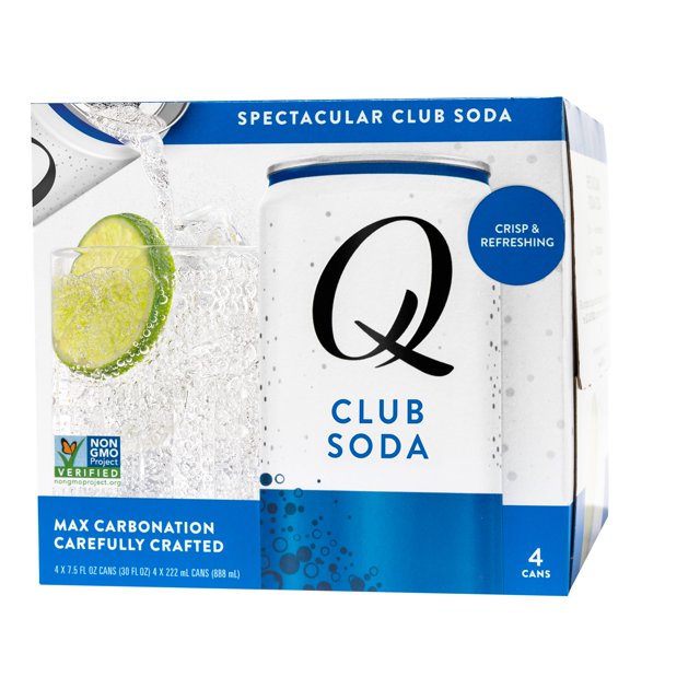 Q Spectacular Club Soda, 7.5 fl oz, 4 cans