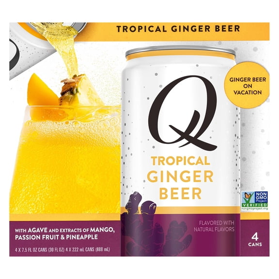 Q TONIC - Tropical Ginger Beer - 30 Fo, Case of 6