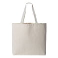 thumbnail image 1 of Q-Tees 11L Canvas Tote with Contrast-Color Handles, 1 of 3