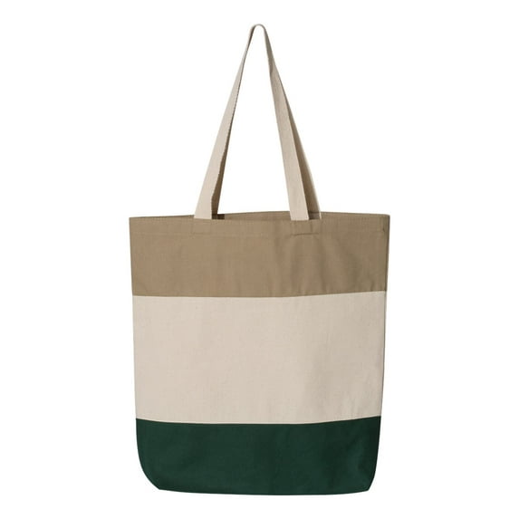 Q-Tees 11L Tri-Color Tote