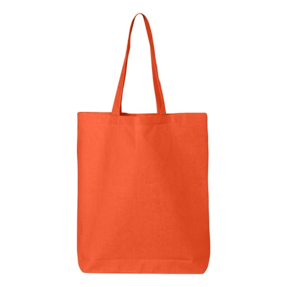 Q-Tees 12L Economical Tote in Orange One Size | QTBG