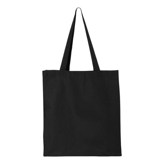 Q-Tees - 14L Shopping Bag - Q125300 - Black - Size: One Size