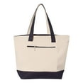 thumbnail image 1 of Q-Tees 19L Zippered Tote, 1 of 3