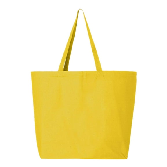 Q-Tees - 25L Jumbo Tote - Q600 - Yellow - Size: One Size