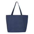 thumbnail image 1 of Q-Tees 25L Zippered Tote, 1 of 3