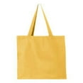 thumbnail image 1 of Q-Tees B17195410 14L Shopping Bag, Yellow - One Size, 1 of 3