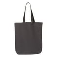 thumbnail image 1 of Q-Tees B17395590 12L Economical Tote Bag, Charcoal - One Size, 1 of 3