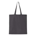 thumbnail image 1 of Q-Tees - Economical Tote - QTB - Charcoal - Size: One Size, 1 of 2