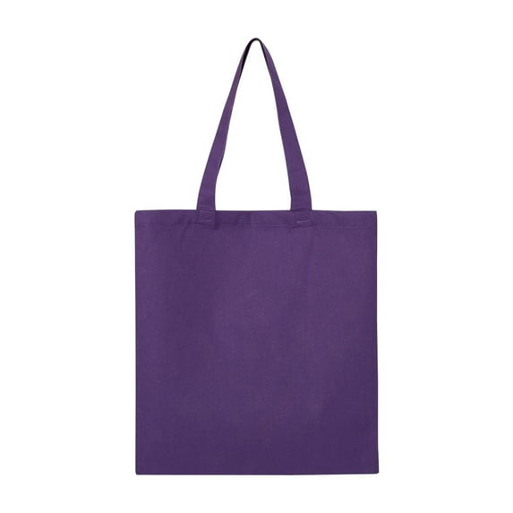 Q-Tees - Economical Tote - QTB - Purple - Size: One Size