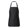 thumbnail image 1 of Q-Tees Full-Length Apron with Pouch Pocket, 1 of 3