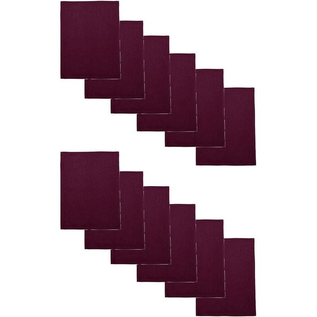 Q-Tees - Hemmed Fingertip Towel Size: 11" W x 18" L (12 Pack)