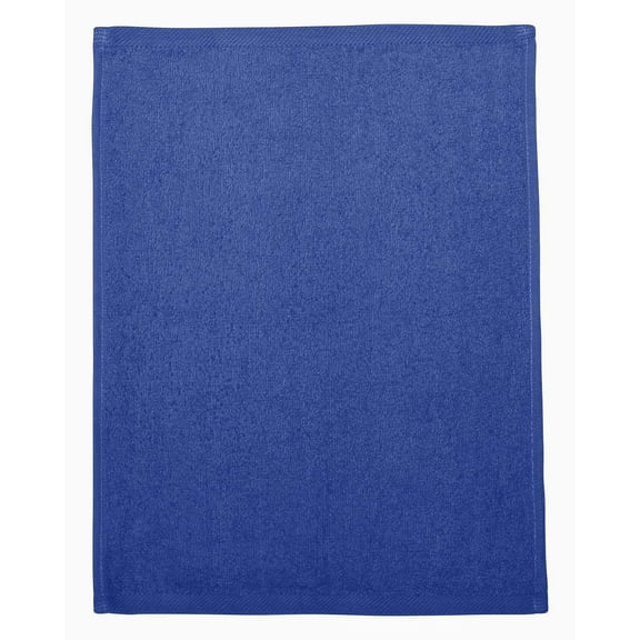 Q-Tees Hemmed Fingertip Towel T600 Royal One Size