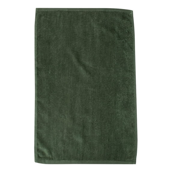 Q-Tees - Hemmed Hand Towel - Color - Forest - Size - One Size