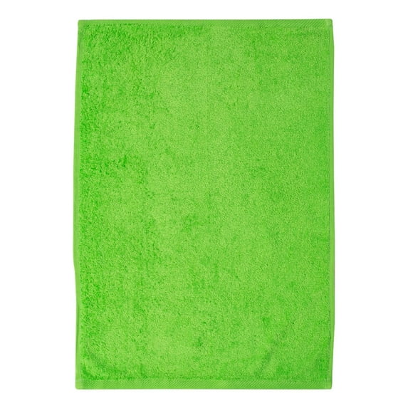 Q-Tees - Hemmed Hand Towel - Color - Lime - Size - One Size