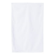 Q-Tees - Hemmed Hand Towel - Color - White - Size - One Size
