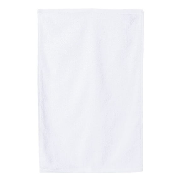 Q-Tees - Hemmed Hand Towel - Color - White - Size - One Size