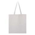 thumbnail image 1 of Q-Tees - Promotional Tote - Q800 - White - Size: One Size, 1 of 3
