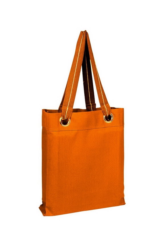 Q1630 Large Grommet Tote-Orange