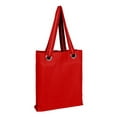 thumbnail image 1 of Q-Tees Q1630 Large Grommet Tote-Red, 1 of 1