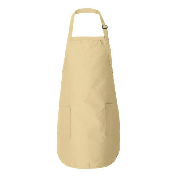 Q-Tees Q4350 Apron Unisex Adult Full-Length with Pockets