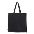 thumbnail image 1 of Q-Tees S800 Sustainable Canvas Bag-Black, 1 of 1