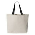thumbnail image 1 of Q-Tees Unisex 11L Canvas Tote with Contrast-Color Handles, 1 of 3